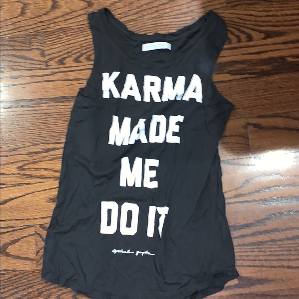 Karma made me do it Spiritual Gangster tank